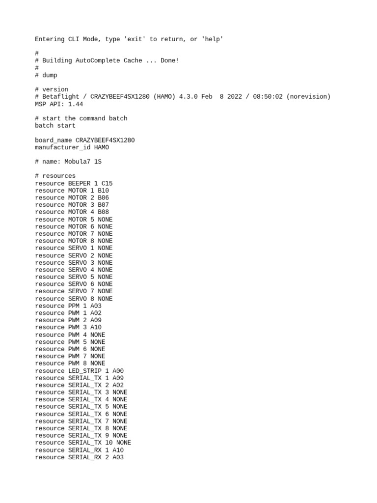 Mobula 7 Elrs 1S | PDF