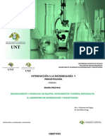 U1p2 - Reconocimiento y Manejo de Los Equipos, Instrumentos y Material Empleado en El Laboratorio de Microbiología y Parasitología