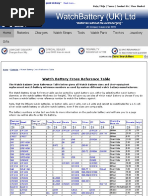 Chart for all Watch Batteries_Rayovac_old