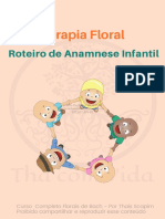 Roteiro Anamnese Infantil Terapia Floral