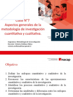 Clase N°7 - Metodología de Investigación