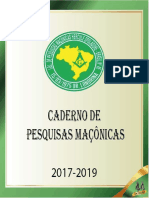 Livro Hercule Caderno de Estudos Maçonicos 20017 2019