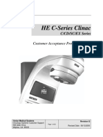 High Energy C-Series Clinac Customer Acceptance Procedure