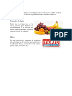 4.1.3 Proveedores: Proveedor de Frutas