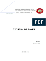 Teorama de Bayes Danny Marquez