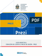 Crear cuenta y presentaciones en Prezi