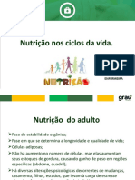 Nutrição Nos Ciclos Da Vida