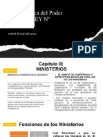 Ley Orgánica del Poder Ejecutivo: Ministerios y sus funciones