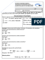 Porcentagens: representação, cálculo e exemplos