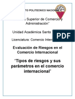 Tipos de Riesgos y Sus Parametros en El Comercio Internacional - Compress