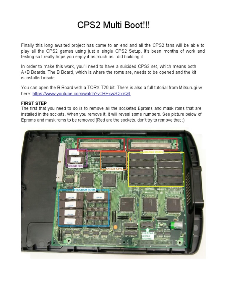 CPS2 Multi Boot Installation Guide | PDF | Electrical Connector