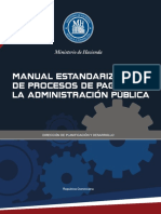 Manual Estandarizado de Procesos de Pago en La Administración Pública