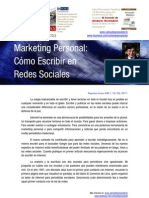 Marketing Personal en Redes Sociales