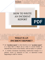 Incident Report