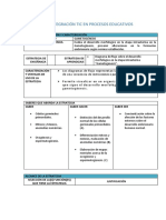 Plantilla de Integración Tic en Procesos Educativos