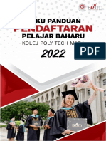 Panduan Pendaftaran Pelajar Baharu Kemaskini 310522