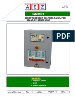 Automatic Microprocessor Control Panel For Stand-By Generator