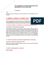 Manual para Creación, Actualización y Control de Información Área de Agendamientos Casa de Salud Quito PDF