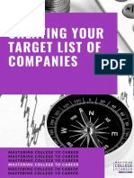 Creating Your Target List of Companies