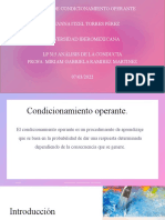 Condicionamiento Operante