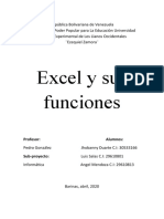 Exel y Sus Funciones