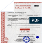 Certificado de Habilitación 35552