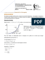 Discusion Semana 1 Metodo de Newton 2020