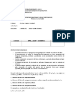 Tercera Evaluación de Resistencia de Materiales