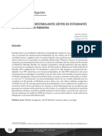 Consumo de Psicoestimulantes Lícitos en Estudiantes de Doctorado en Medicina