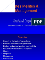 Diabetes Mellitus & and Management