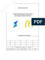 Informe de Inspección Termografica MC Donalds