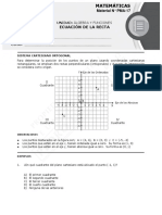 PMA-17 - Plano, Ecuacion de La Recta