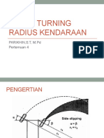 Pertemuan 4 Sudut Turning Radius Kendaraan