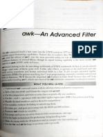 Awk-An Advanced Filter