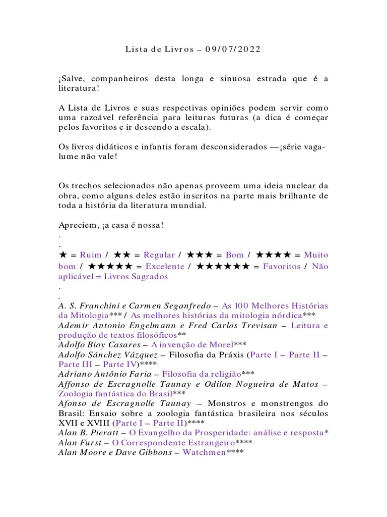Livros de Roque Ladislau Capelo | PDF | As Crônicas de Nárnia