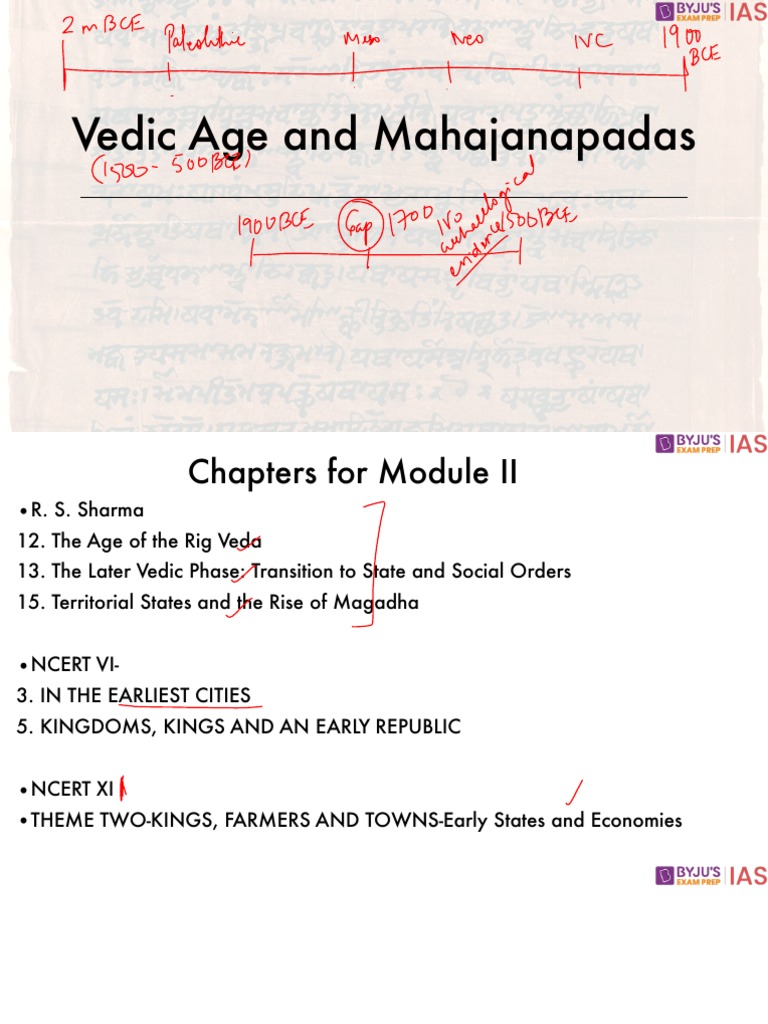 Vedic Age and Mahajanapadas Overview | PDF | History