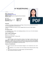Sasivimon Wijitwong: Contact