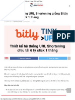 Thiết kế hệ thống URL Shortening giống Bitly chịu tải 6 tỷ click 1 tháng - Nghệ