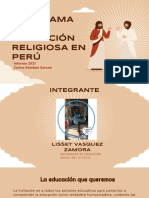 Panorama de La Educación Religiosa en Perú