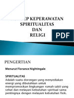 Konsep Keperawatan Spiritualitas