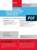Lic Estrategias Financieras y Contables Plan de Estudios