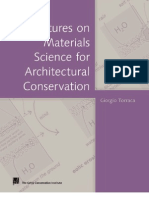 Torraca, G. Materials Sciencie Architectural Conservation. 2009