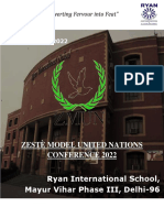 Zestè Model United Nations Conference 2022 Ryan International School, Mayur Vihar Phase III, Delhi-96