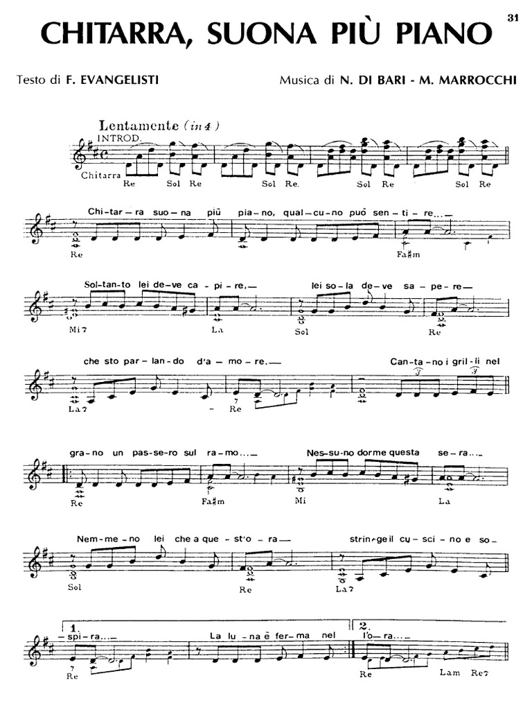 Chitarra Suona Più Piano PDF