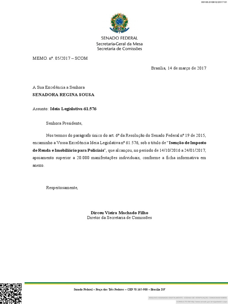 Isenção de Impostos para Policiais | PDF | Direito Público | Instituições  governamentais