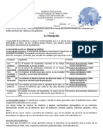 Tema 2 La Demografía y Caract. de La Pobl, Mundial