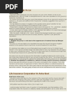 Mithoolal Nayak Vs Lic: Facts in Brief