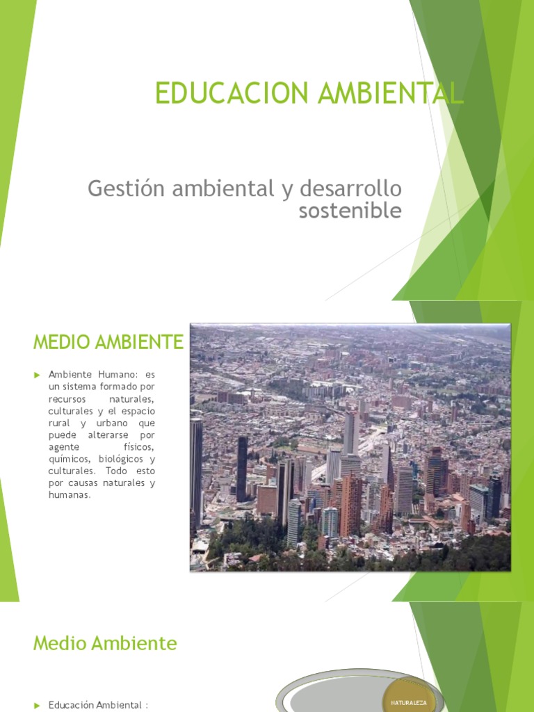 Educación Ambiental y Desarrollo Sostenible | PDF | Entorno natural ...