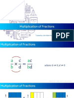 Multiplication of Fractions