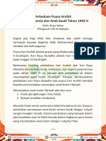 PERBEDAAN PUASA ARAFAH - Share